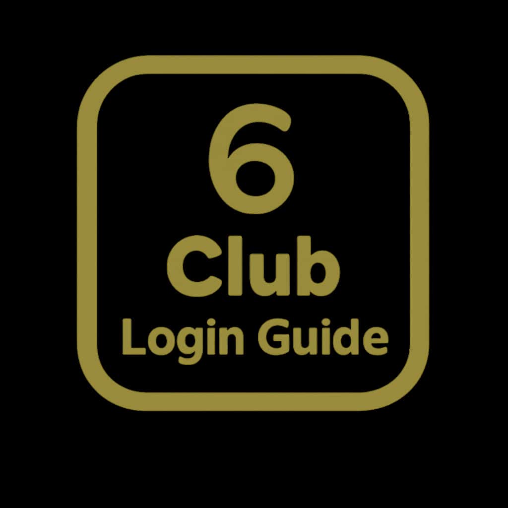Minimal icon for 6 Club Login Guide.