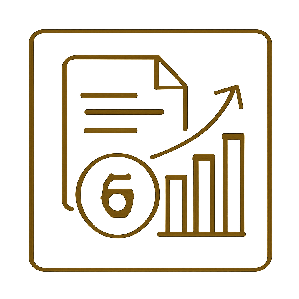 Icon representing 6 Club User Guidelines.