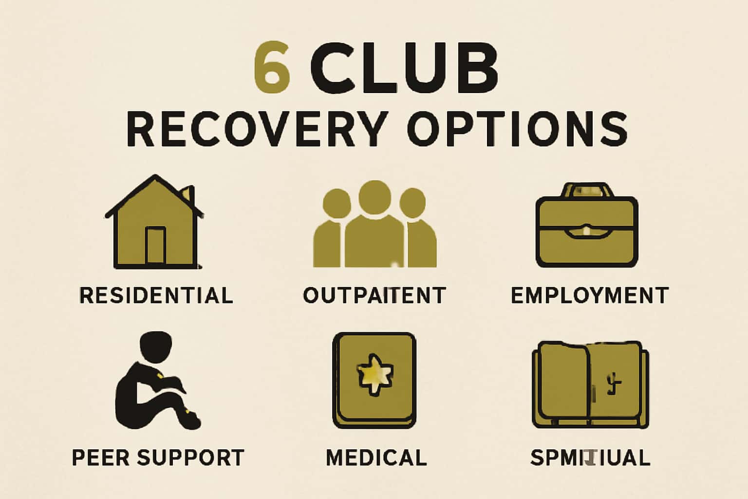 An informative scene depicting the recovery options available for 6 Club account access.