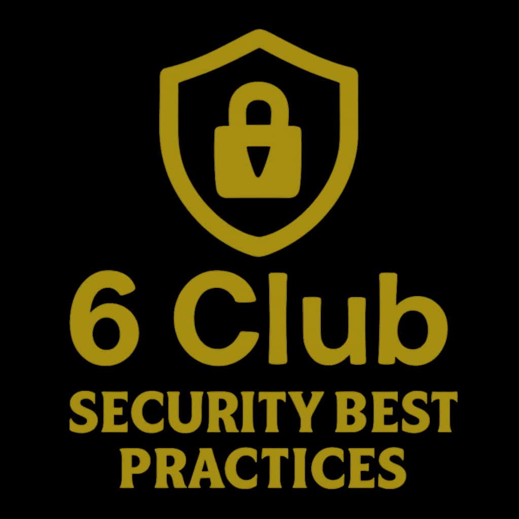 Icon representing 6 Club Security Best Practices.