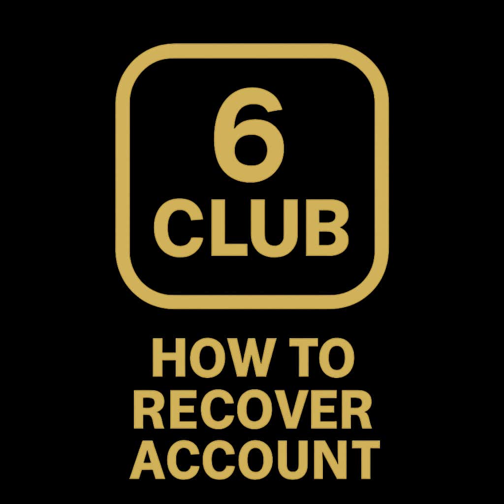 Icon for 6 Club account recovery assistance.